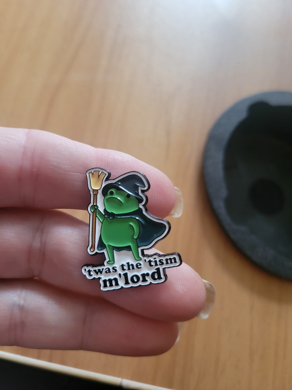 👻BUY 1 GET 1 FREE👻Green Frog Wizard Enamel Pin